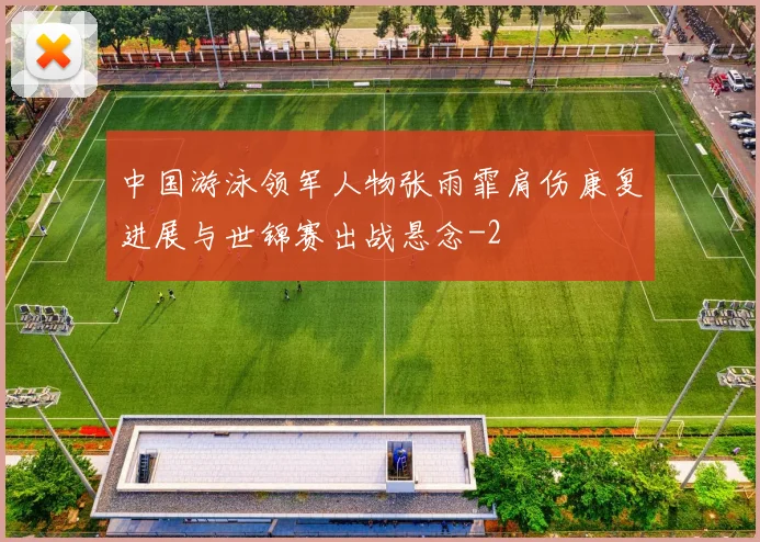 中国游泳领军人物张雨霏肩伤康复进展与世锦赛出战悬念